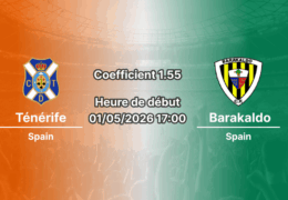 Pronostic Ténérife – Barakaldo