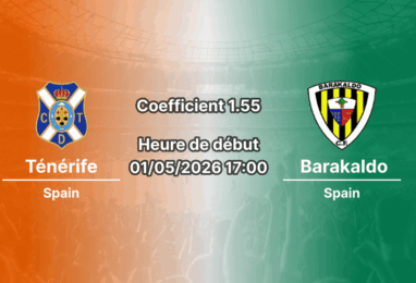 Pronostic Ténérife – Barakaldo