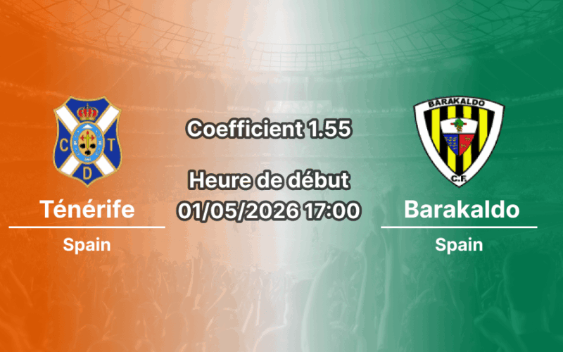 Pronostic Ténérife – Barakaldo