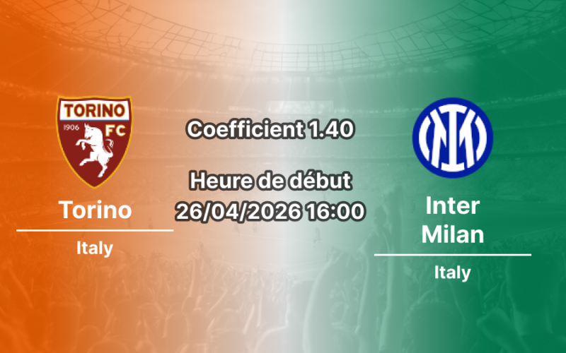 Pronostic Torino – Inter Milan