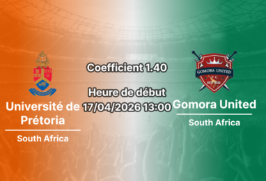 Pronostic Université de Prétoria – Gomora United : duel de milieu de tableau au ABSA Tuks Stadium