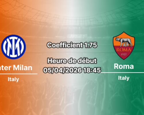 Pronostic Inter Milan – Roma