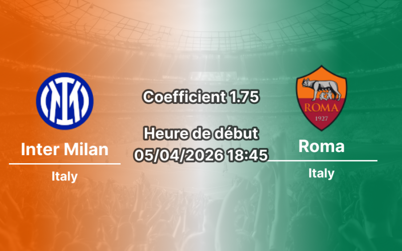 Pronostic Inter Milan – Roma