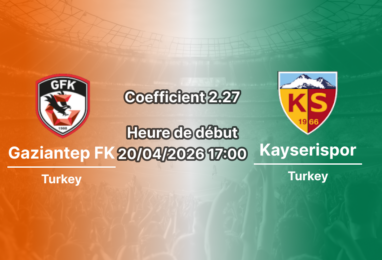 Pronostic Gaziantep FK – Kayserispor