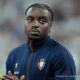 Enzo Boyomo international camerounais lors d'un match avec la sélection du Cameroun