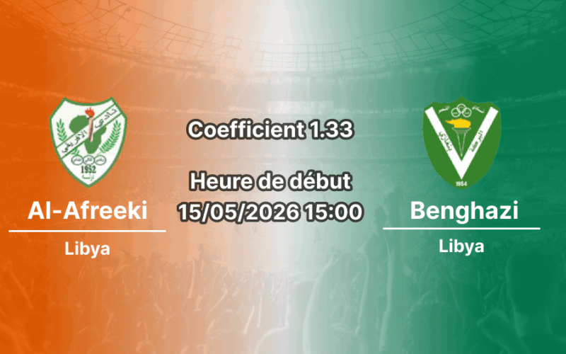 Pronostic Al-Afreeki – Al-Nasr Benghazi