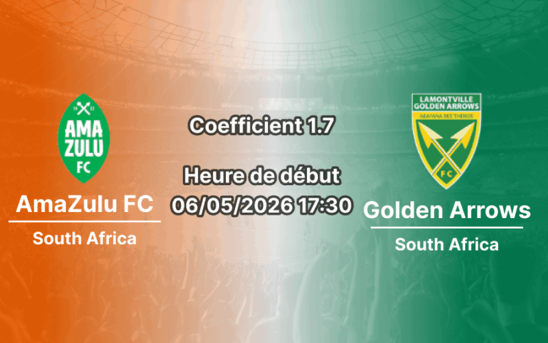 Pronostic AmaZulu FC – Lamontville Golden Arrows