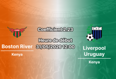 Pronostic Boston River Liverpool Uruguay au Estadio Campeones Olímpicos Florida, Primera División 1er juin 2026