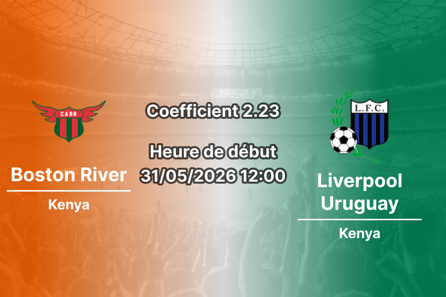 Pronostic Boston River Liverpool Uruguay au Estadio Campeones Olímpicos Florida, Primera División 1er juin 2026
