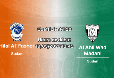 Pronostic Hilal Al-Fasher - Al Ahli Wad Madani