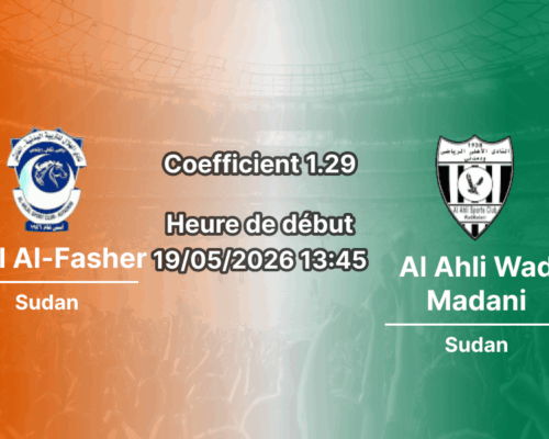 Pronostic Hilal Al-Fasher - Al Ahli Wad Madani
