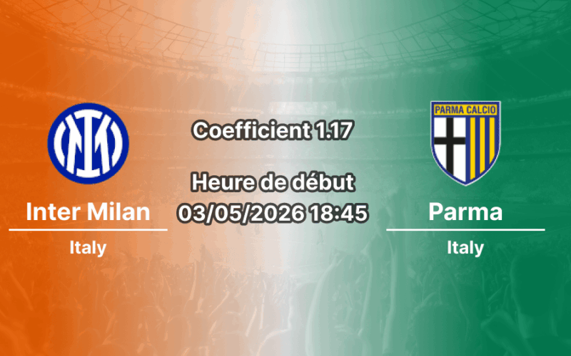 Pronostic Inter Milan – Parma 