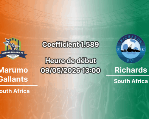Pronostic Marumo Gallants Richards Bay — Dr Petrus Molemela Stadium Bloemfontein, journée 28 Betway Premiership 9 mai 2026
