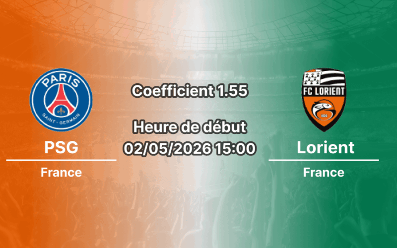Pronostic PSG – Lorient