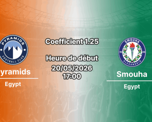 Pronostic Pyramids Smouha – Stade 30 June, Le Caire, Egypt Premier League Championship Round 20 mai 2026