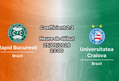 Pronostic Rapid Bucuresti - Universitatea Craiova