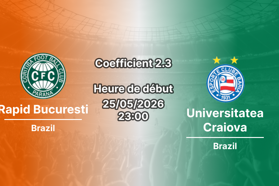 Pronostic Rapid Bucuresti - Universitatea Craiova
