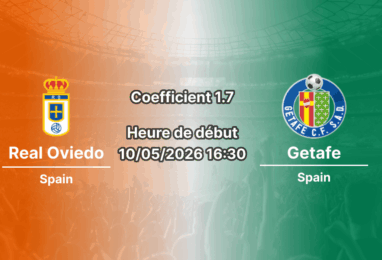 Pronostic Real Oviedo Getafe La Liga journée 35 au Nuevo Carlos Tartiere 10 mai 2026 — analyse cotes 1xBet Côte d'Ivoire