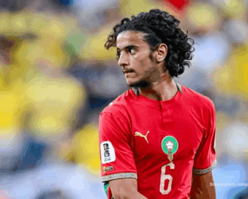 Ayyoub Bouaddi international marocain Lions de l'Atlas Mondial 2026, match contre le Brésil