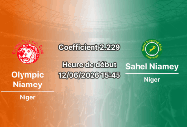 Pronostic Olympic Niamey Sahel Niamey – derby Niger Championship au Stade Municipal, 12 juin 2026