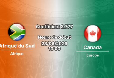 Pronostic Afrique du Sud Canada – SoFi Stadium Los Angeles, 16es de finale Coupe du Monde 2026, 28 juin