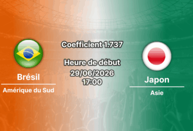 Pronostic Brésil Japon – NRG Stadium Houston, 16es de finale Coupe du Monde 2026, 29 juin