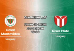 Pronostic Colon Montevideo - River Plate