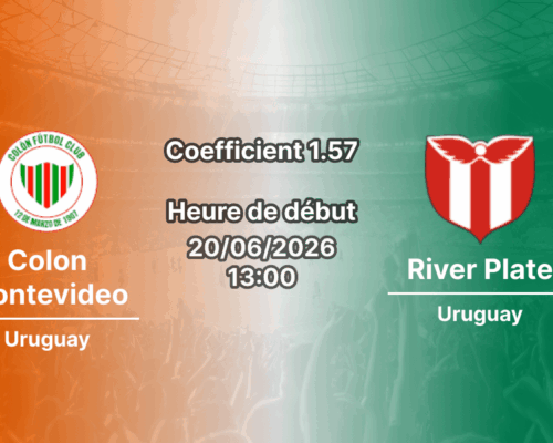 Pronostic Colon Montevideo - River Plate