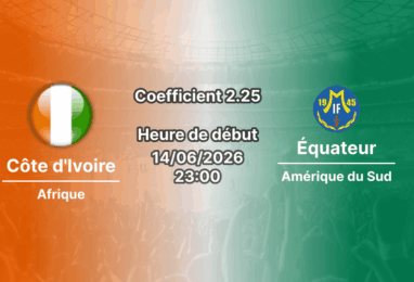 Pronostic Côte d'Ivoire Équateur – groupe E Mondial 2026 au Lincoln Financial Field Philadelphie, 14 juin 2026