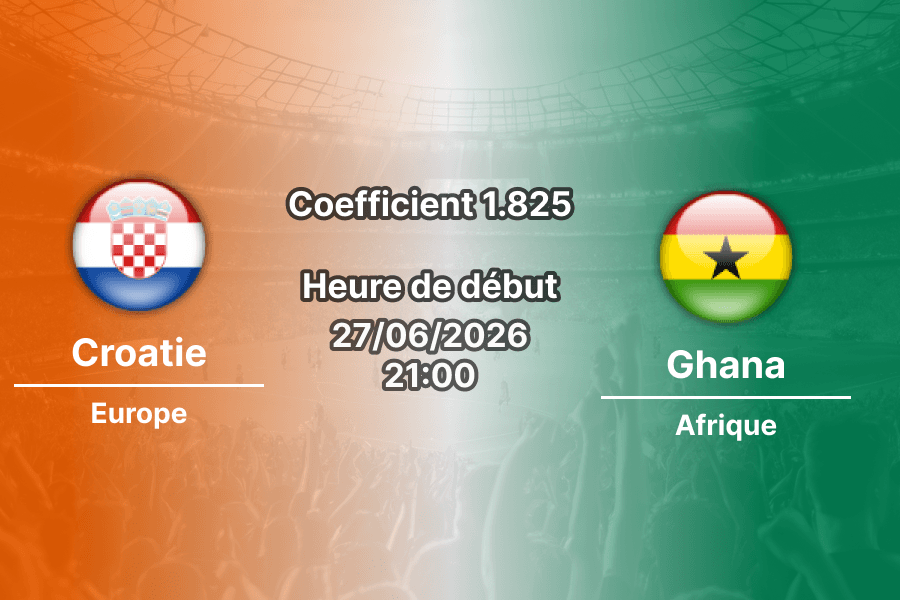 Pronostic Croatie Ghana – Lincoln Financial Field Philadelphie, Coupe du Monde 2026, groupe L, 27 juin