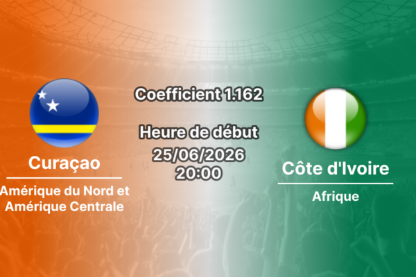Pronostic Curaçao Côte d'Ivoire – Lincoln Financial Field Philadelphie, Coupe du Monde 2026, groupe E, 25 juin