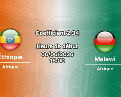 Pronostic Éthiopie Malawi – match amical à l'Addis Ababa Stadium, 6 juin 2026