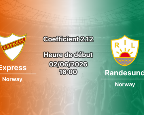 Pronostic Express FK Randesund IL au Fevik Stadion Grimstad, Division 4 norvégienne groupe Agder 2 juin 2026