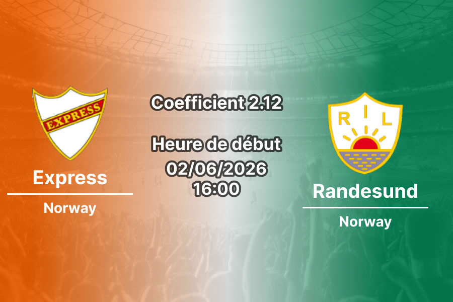 Pronostic Express FK Randesund IL au Fevik Stadion Grimstad, Division 4 norvégienne groupe Agder 2 juin 2026