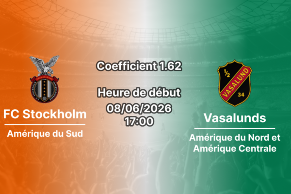 Pronostic FC Stockholm Internazionale Vasalunds – Ettan Norra journée 11 à Hammarby IP, 8 juin 2026