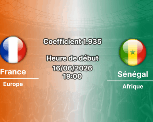 Pronostic France Sénégal – groupe I Mondial 2026 au MetLife Stadium East Rutherford, 16 juin 2026