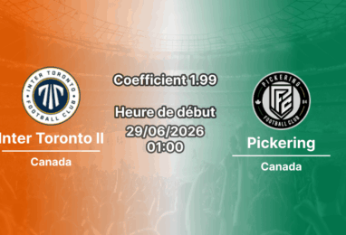 Pronostic Inter Toronto II Pickering – Vaughan Grove Turf Field Woodbridge Ontario, Ontario Premier League 2, 29 juin 2026