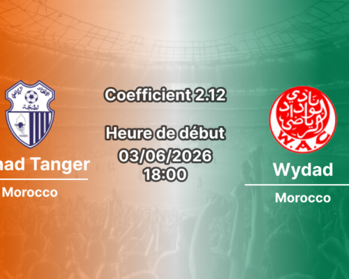 Pronostic Ittihad Tanger - Wydad