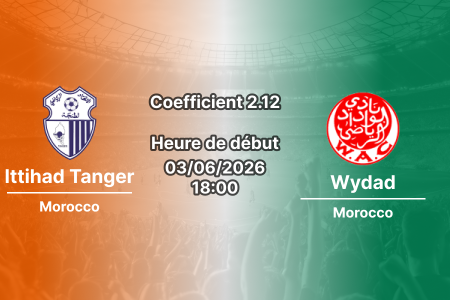Pronostic Ittihad Tanger - Wydad