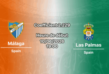 Pronostic Málaga Las Palmas – demi-finale retour play-off LaLiga Hypermotion à La Rosaleda, 10 juin 2026