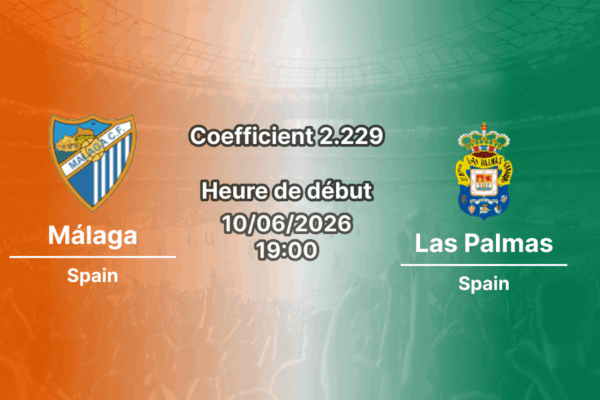 Pronostic Málaga Las Palmas – demi-finale retour play-off LaLiga Hypermotion à La Rosaleda, 10 juin 2026