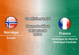 Pronostic Norvège - France