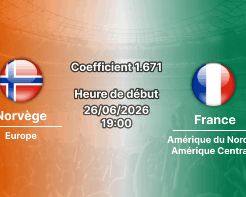 Pronostic Norvège - France