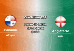 Pronostic Panama Angleterre – MetLife Stadium East Rutherford, Coupe du Monde 2026, groupe L, 27 juin