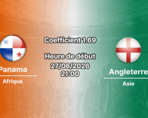 Pronostic Panama Angleterre – MetLife Stadium East Rutherford, Coupe du Monde 2026, groupe L, 27 juin