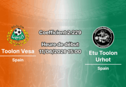 Pronostic Toolon Vesa Etu Toolon Urhot – derby Nelonen Eteläinen à Teelon 1 Helsinki, 11 juin 2026
