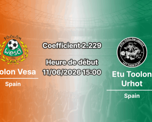 Pronostic Toolon Vesa Etu Toolon Urhot – derby Nelonen Eteläinen à Teelon 1 Helsinki, 11 juin 2026