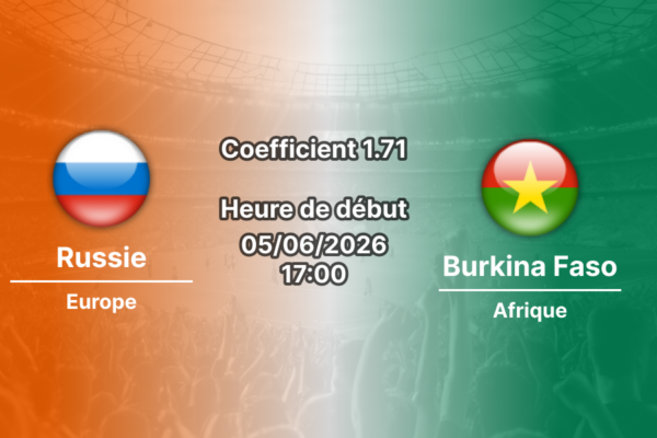 Pronostic Russie Burkina Faso – match amical à la Volgograd Arena, 5 juin 2026