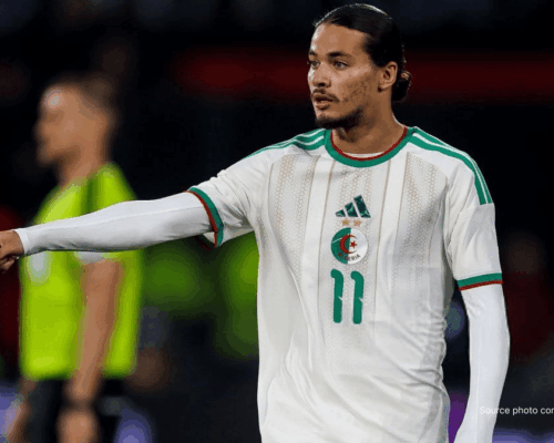 Anis Hadj Moussa ailier algérien Feyenoord ciblé par Borussia Dortmund mercato été 2026