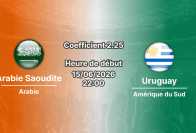 Pronostic Arabie Saoudite Uruguay – groupe H Mondial 2026 au Hard Rock Stadium Miami, 15 juin 2026